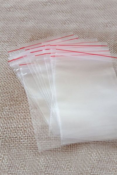 EMEL AMBALAJ Ziplock Bag 8x10 1000 Pieces Ziplock Transparent Nylon Bag Packaging Henna And Snack Bag