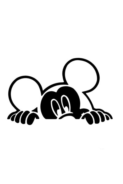 Dijitonline Mickey Mouse Auto Sticker