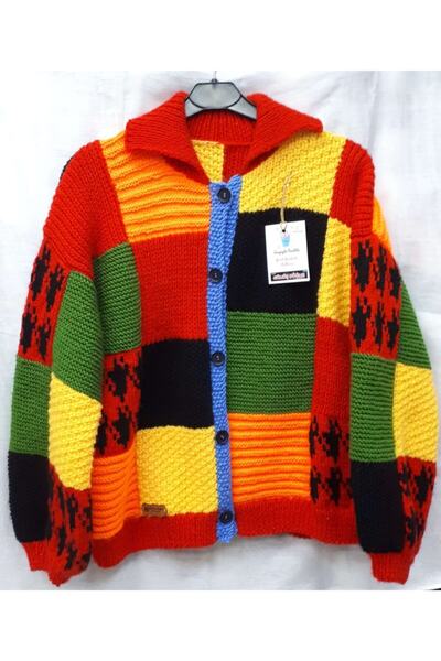 Gümüş Düğme Ζακέτα Harry Styles εμπνευσμένη από τον Jw Anderson, πλεκτή στο χέρι