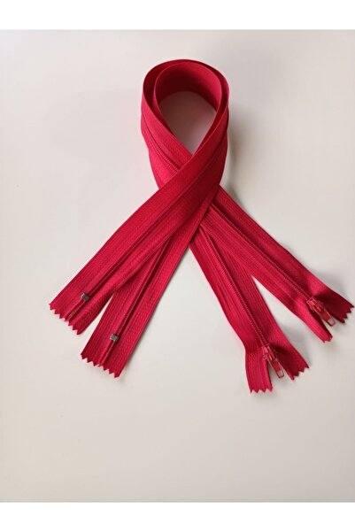 fabricorg Red Zipper 40 cm 2 Pieces