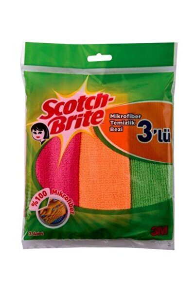 Scotch Brite Mikrofiber Temizlik Bezi 3'lü