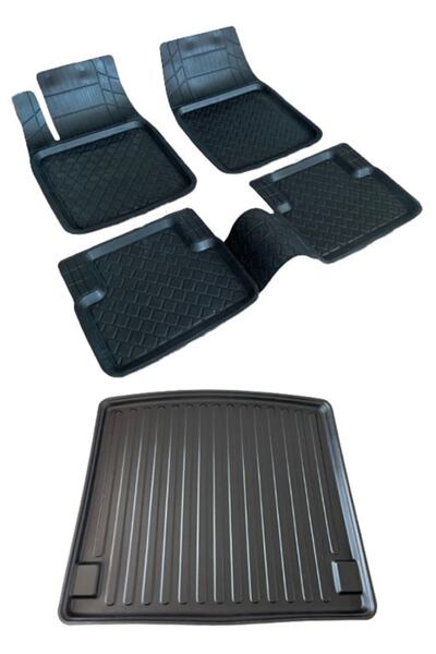 Gold Oto Aksesuar Dacia Duster 4x4 (2018-2021) Rougex Siyah Havuzlu Paspas + ...