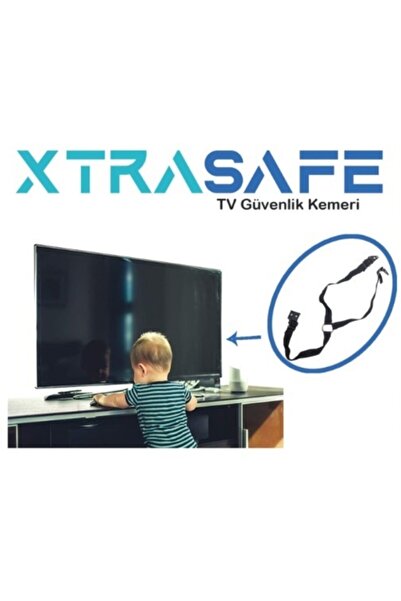 Xtrasafe Tv Güvenlik Kemeri – Deprem Ve Çocuk Güvenliği Için – 15”-80” Tv Uyu...
