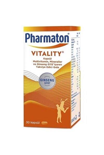 badedermokozmetik Pharmaton Vitality Multivitamin Gıda Takviyesi 30 Kapsül