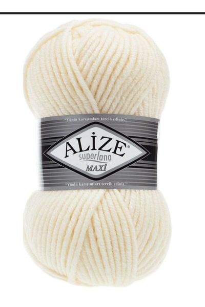 Alize Superlana Maxi 01 Κρέμα
