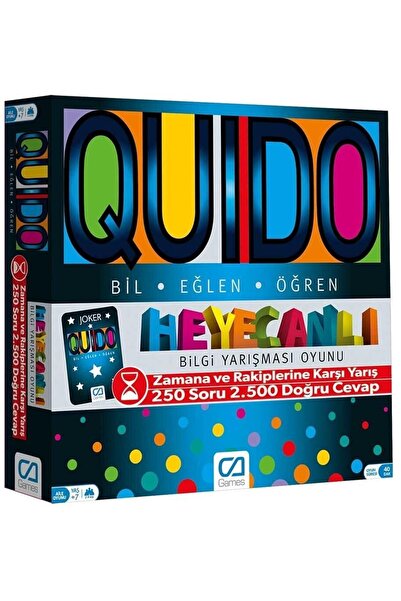 CA Games العلامة التجارية: 5046، كويدو - لعبة مسابقة المعرفة / الفئة العمرية ...