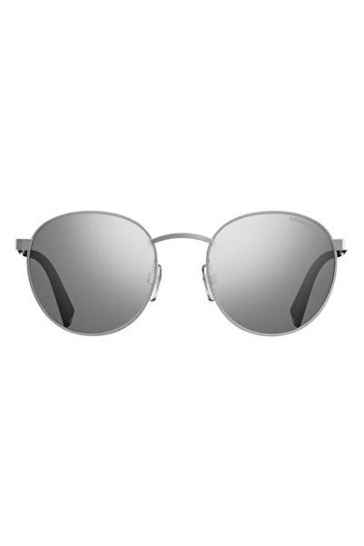Polaroid Pld 2053/s 010ex Gri Aynalı Cam Gümüş Yuvarlak Unisex Polarize Güneş...
