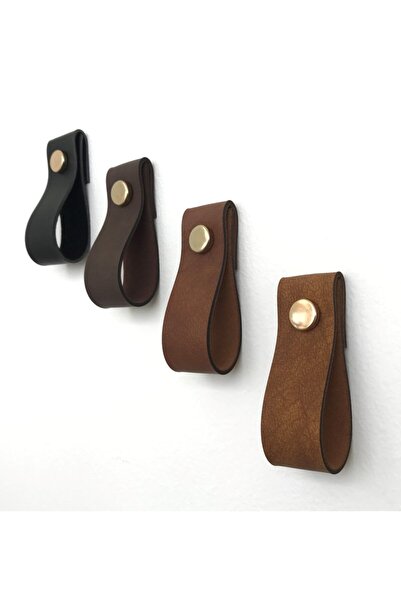 Bundera 3 Adet Hardal Rustik Mutfak Dolap Gardrop Kapağı Çekmece Tutacağı Kulpu Lw-a5