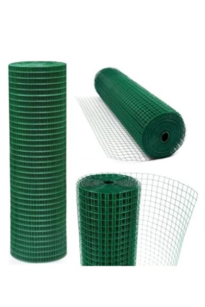 Genel Markalar Pvc Kaplı Tel, Kafes Teli, Kümes Teli-12mmx12mm GÖZ ARALIKLI 0...