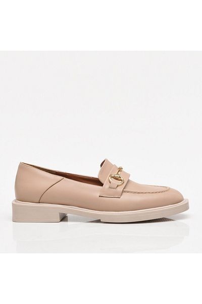 Yaya by Hotiç Loafer Shoes - Pink - Flat