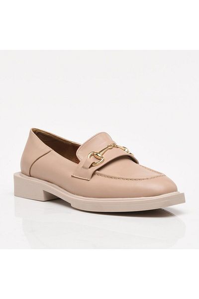 Yaya by Hotiç Loafer Shoes - Pink - Flat