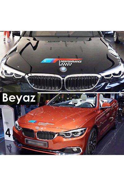 yılmazetic Bmw M Performance Logo Arma Oto Sticker Kaput Yapıştırma Etiket 1 ...
