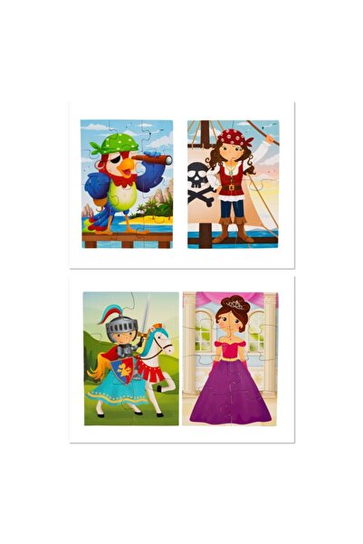 Eolo 4 Mini Puzzle Sevimli Korsanlar/masal Kahramanları