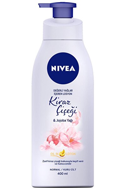 NIVEA Kiraz Çiçeği Ve Jojoba Yağı Özlü Vücut Losyonu 400 ml