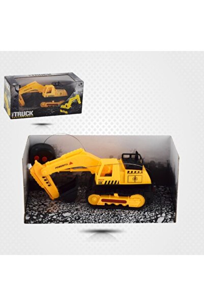 CanEm Oyuncak Uzaktan Kumandalı Ileri Geri Kepçe Iş Makinesi