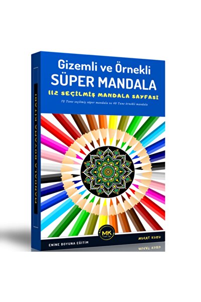 Enine Boyuna Eğitim Gizemli Ve Örnekli Mandala Kitabı (spiralli)