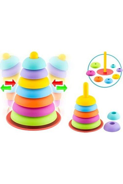 DEDE Sfeyx Rings Toy Tower Stringing Game 997516