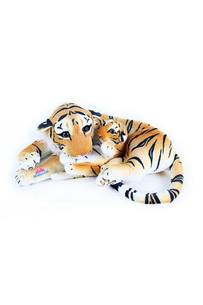hediyecik Real Looking Plush Tiger and Cub - 60 cm