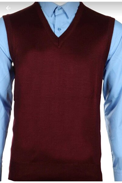 BLUEMOOR ملابس تريكو صوفية رفيعة للرجال للموسم الجديد برقبة على شكل حرف V