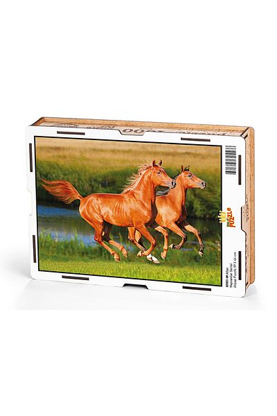 King Of Puzzle Horses Wooden Puzzle 1000 Pieces