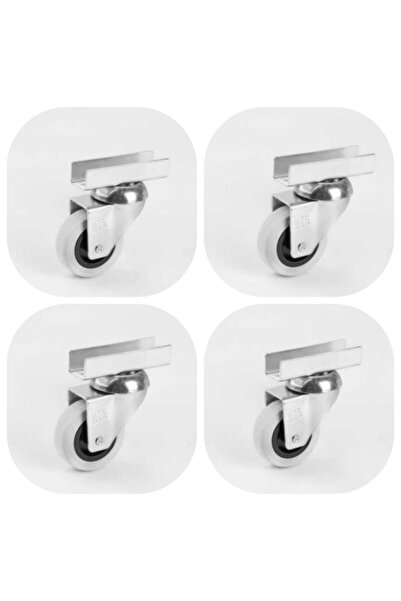 ARON Hts317 Teker 18mm U Geçme Sehpa Masa Ofis Mobilya Tekeri Çift Bilyalı Fr...