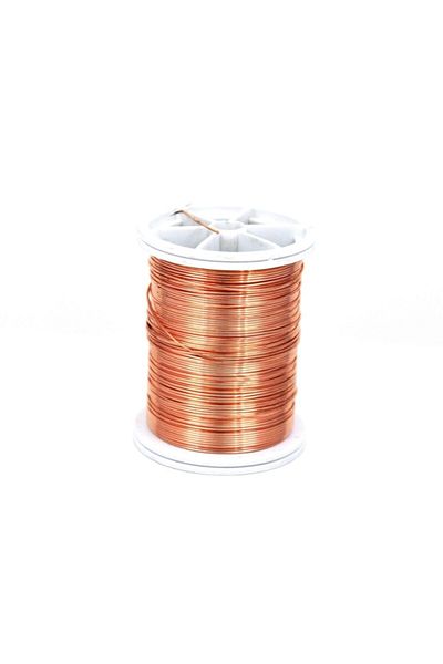 yfhobi 1 Mm Raw Copper Color Copper Wire, Copper Floral Wire, Philography Wire (Between 6-7 Mt)