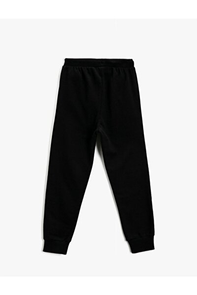 Koton Hıp Hop Baskılı Jogger Eşofman Altı - Siyah 2kkb46005tk