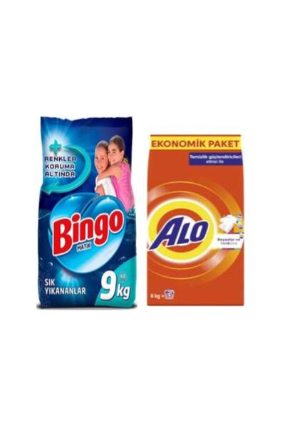 Bingo 9kg + 8kg Alo Toz Deterjan