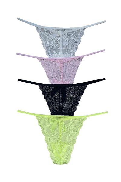 Betimoda Ribbon Thong 4 Pieces
