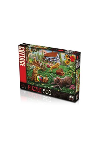 Ks Puzzle العلامة التجارية: 20005 Ks، الكلاب والقطط اللعب 500 قطعة الفئة: لغز