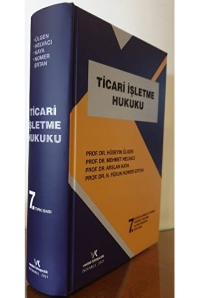 Vedat Kitapçılık Ticari Işletme Hukuku
