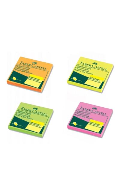 Faber Castell Vibrant Colors Set of 4 Sticky Note Holders