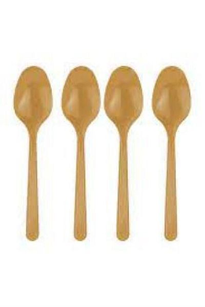 Happyland Pack of 75 Gold Plastic Ashura Spoons