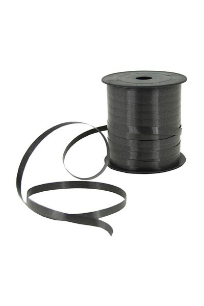 Happyland Black 1 Piece Balloon String Black Shiny Raffia 5mmx200m Decoration Rabant