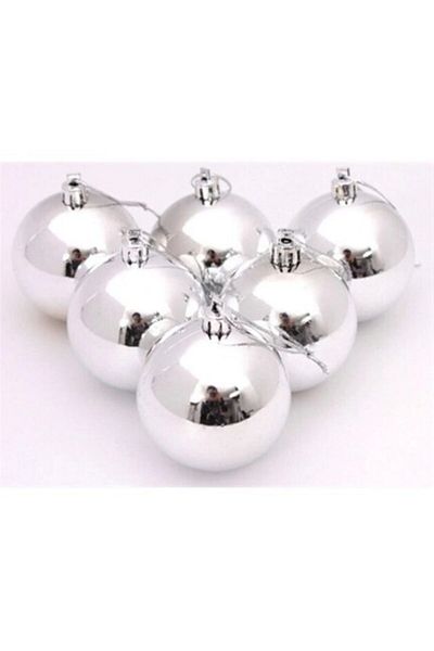 Happyland New Year 1 Pack Silver 2 Cm Shiny Cute Ball 24 Pieces