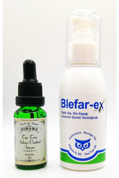 Blefarex Çay Ağacı Yağı Içeren Yüz Ve Göz Çevresi Temizleme Seti