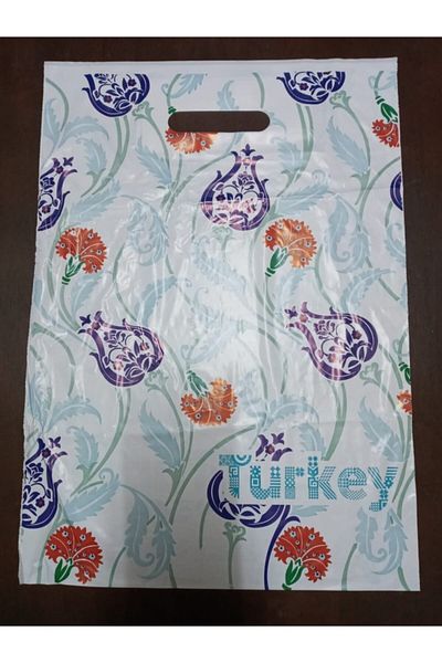 ECOPLAST Reinforced Colorful Store Bag Number 3 (33x45) - 50 Pieces