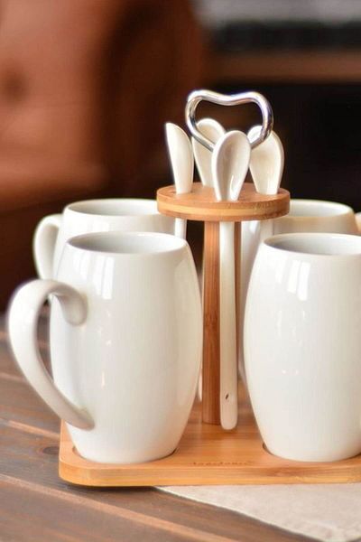 Bambum Suedo - 9 Piece Mug Set TYFROMNS187-1