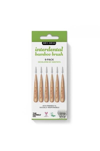 Humble Brush The Humble Co Interdental Bamboo Brush 6-pack 0 - 0.80 Mm