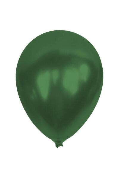 Kikajoy بالونات معدنية خضراء فاتحة 12 قطعة