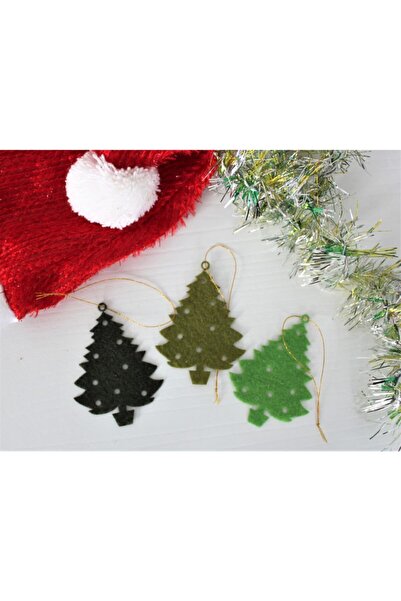 Mini Tasarım Atölyem Pine Tree Triple Christmas Tree Ornament