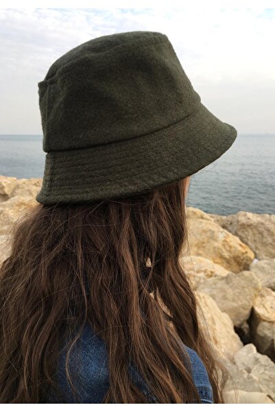 T-Light Kadın Haki Yeşil Kaşe Şapka