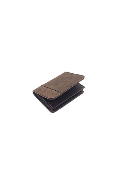 MKM MAN Men's Brown Stylish Design Wallet
