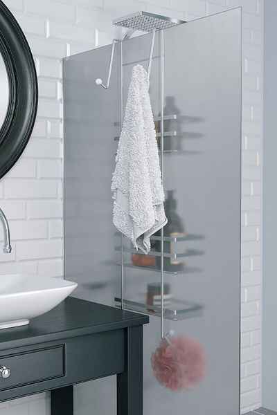 Teknotel Raft de duș suspendat cu trei niveluri de culoare cromată - Lm580