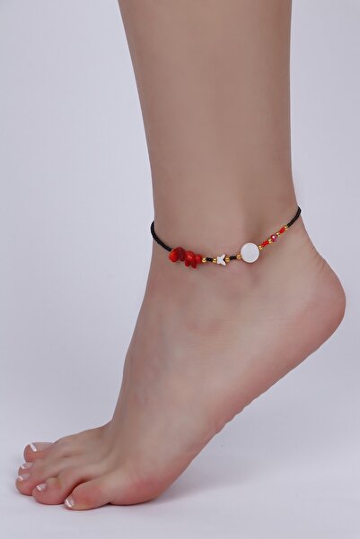 Sortie Aksesuar Kelebek Boncuklu Halhal 007