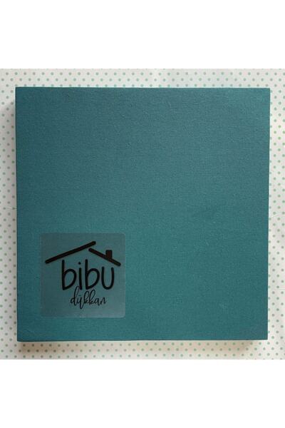 BibuPunch طوق قماش أزرق بترولي