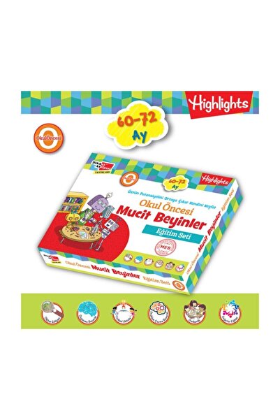Dikkat Atölyesi Yayınları Mucit Beyinler 60-72 Ay Eğitim Seti