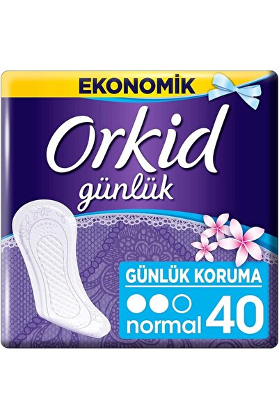 Orkid فوط يومية من دوفريش، العبوة الاقتصادية العادية، 40 فوطة، عبوة واحدة