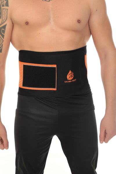 SAUNA SUIT Bel Göbek Eritme Incelme Terleme Korsesi Termal Sauna Kemer Neopren Kumaş