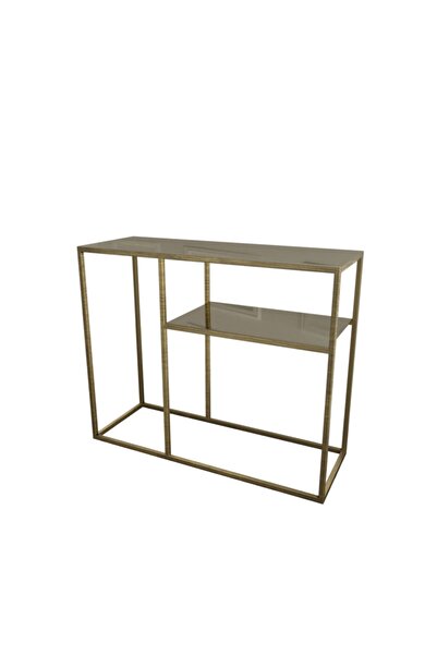 Evka Lumina Metal Dresuar Eskitme Pirinç Ayak Ayna